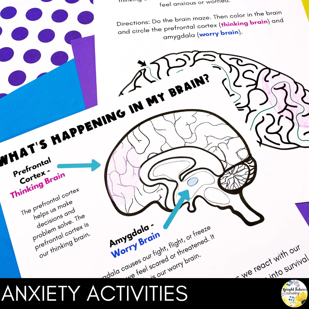 Anxiety & Worry Individual Counseling Curriculum | Coping Skills and Strategies - Image 7