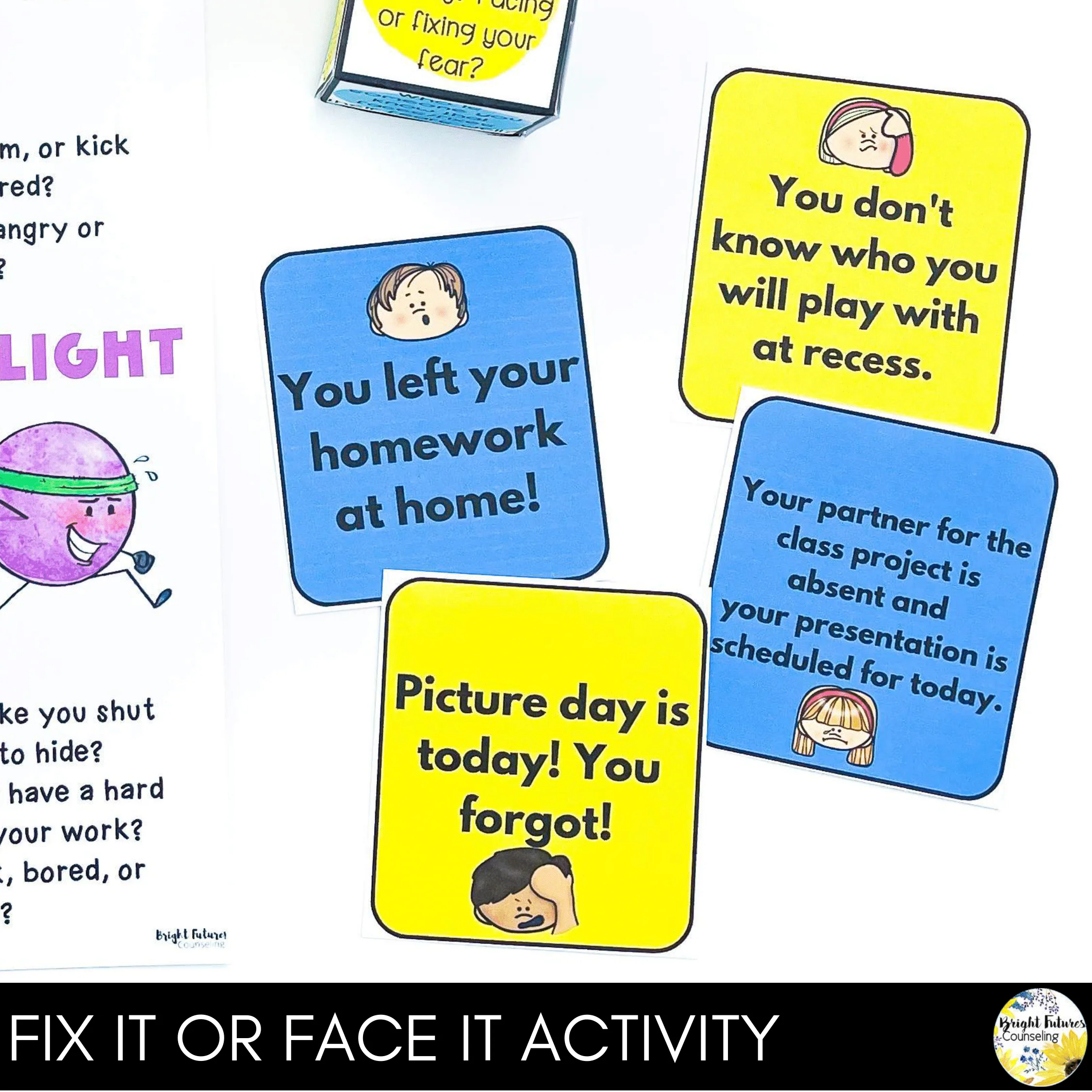 Anxiety School Counseling Small Group ASCA & CASEL Aligned Stress Fear & Anxiety - Image 11