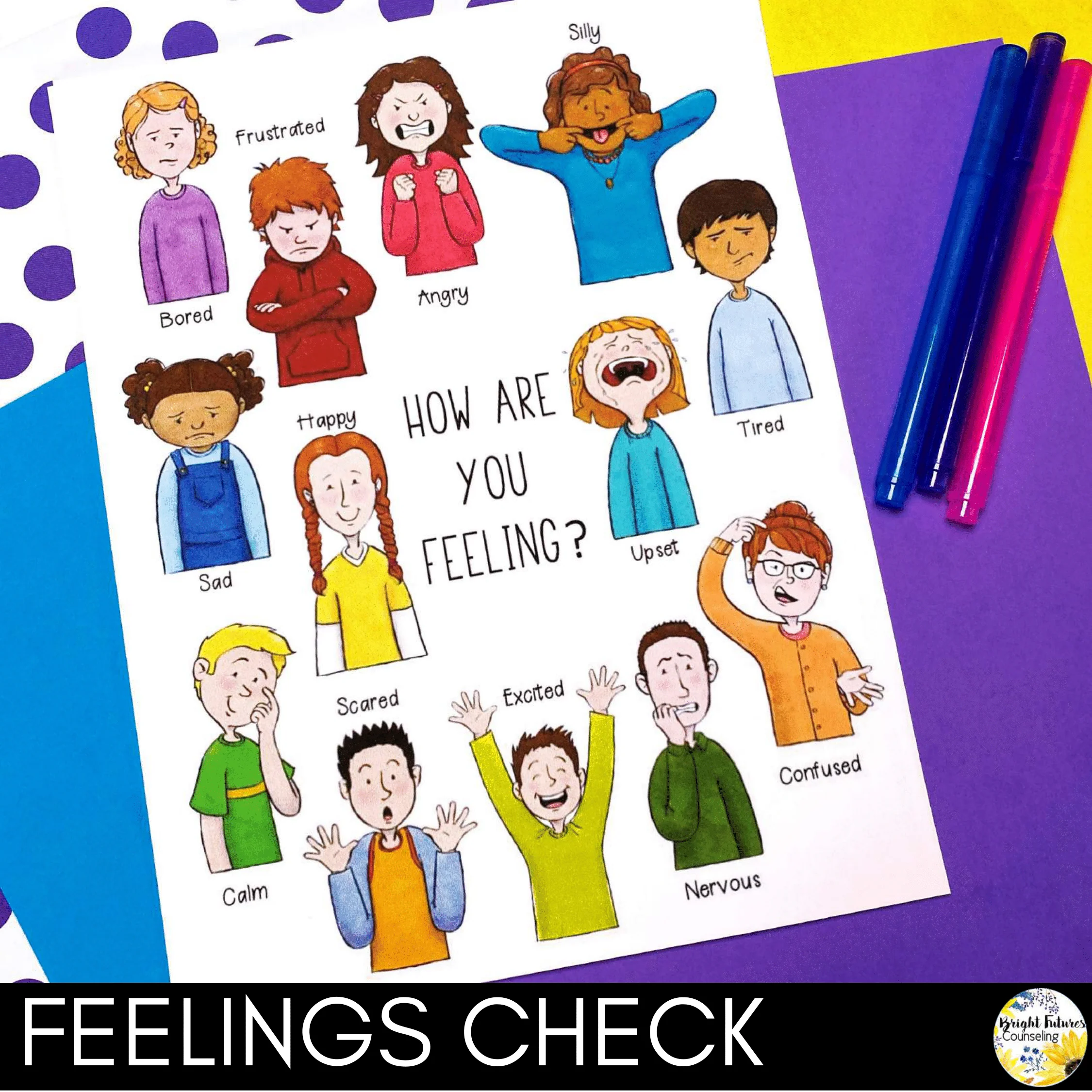 Anxiety School Counseling Small Group ASCA & CASEL Aligned Stress Fear & Anxiety - Image 6