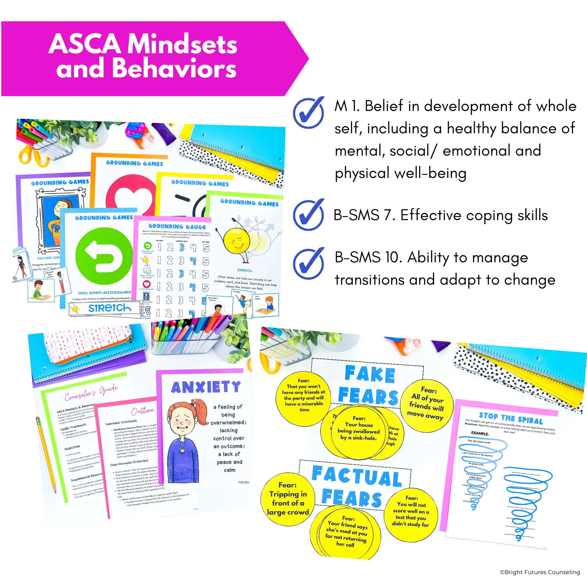 Anxiety 3 Tier Curriculum-Comprehensive Research-Based School Counseling Program - Image 7
