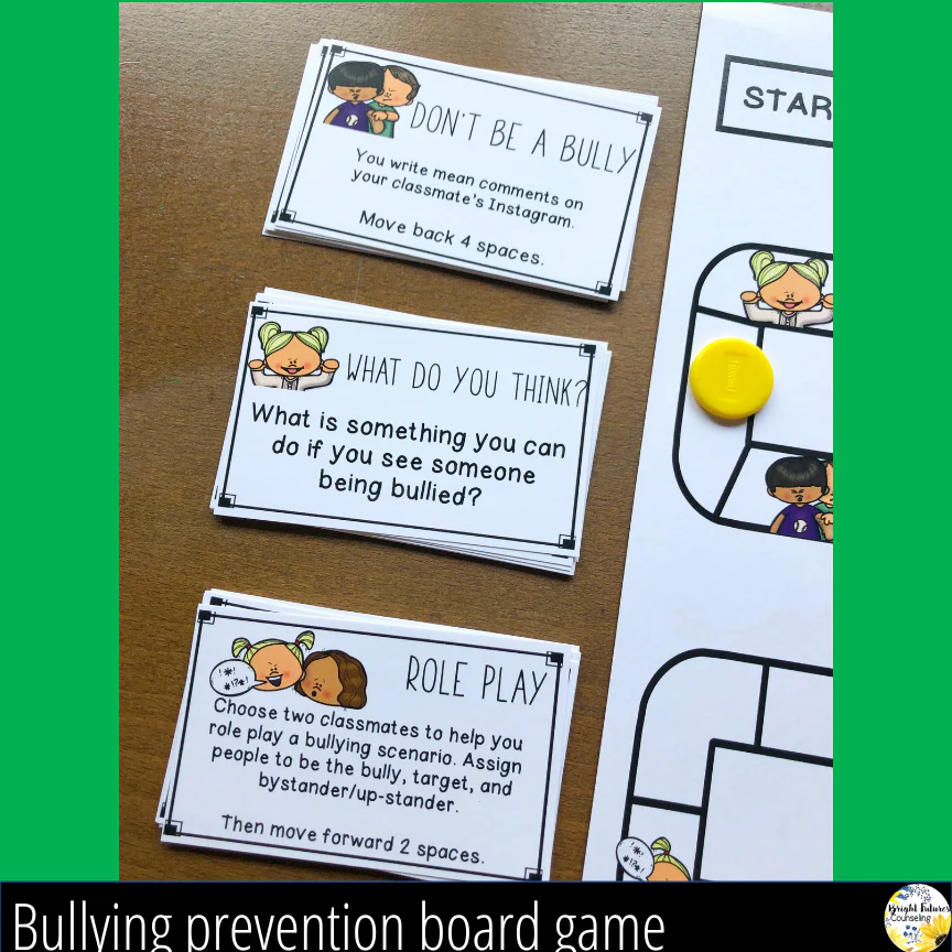 Bullying Prevention Board Game - School Counseling Game with Digital Version - Image 4