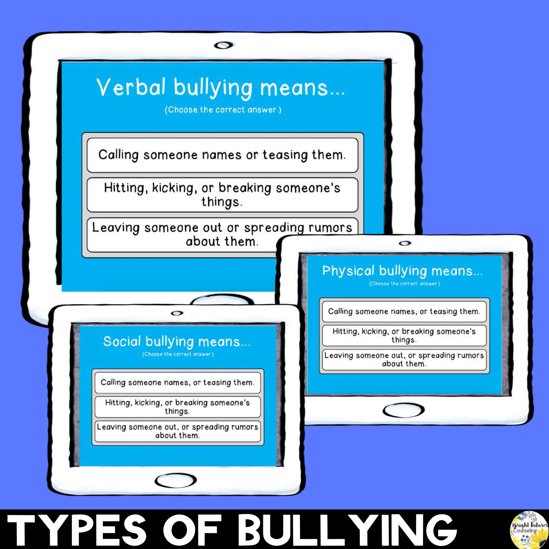 Bullying Prevention Boom Cards - Digital School Counseling SEL Game - Image 4