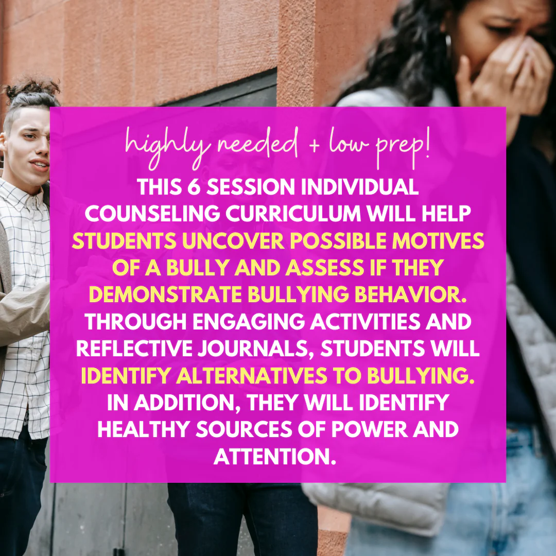 Bullying Prevention & Cyberbullying- Middle School Counseling - Image 2