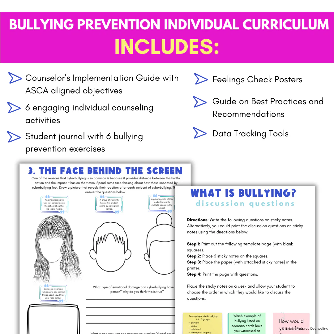Bullying Prevention & Cyberbullying- Middle School Counseling - Image 4