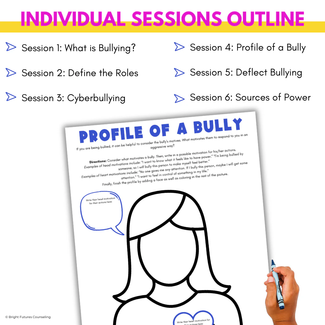 Bullying Prevention & Cyberbullying- Middle School Counseling - Image 8