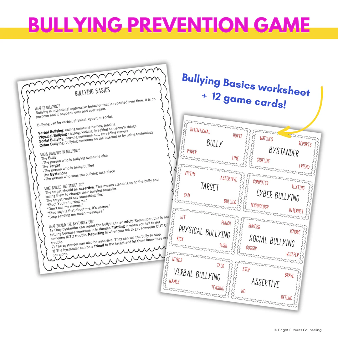 Bullying Prevention Game - Salad Bowl Charades School Counseling Game - Image 5