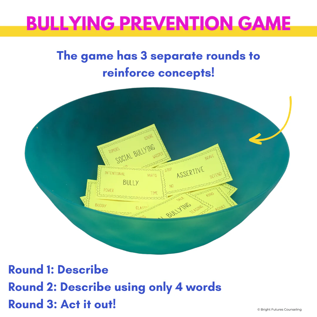 Bullying Prevention Game - Salad Bowl Charades School Counseling Game - Image 6
