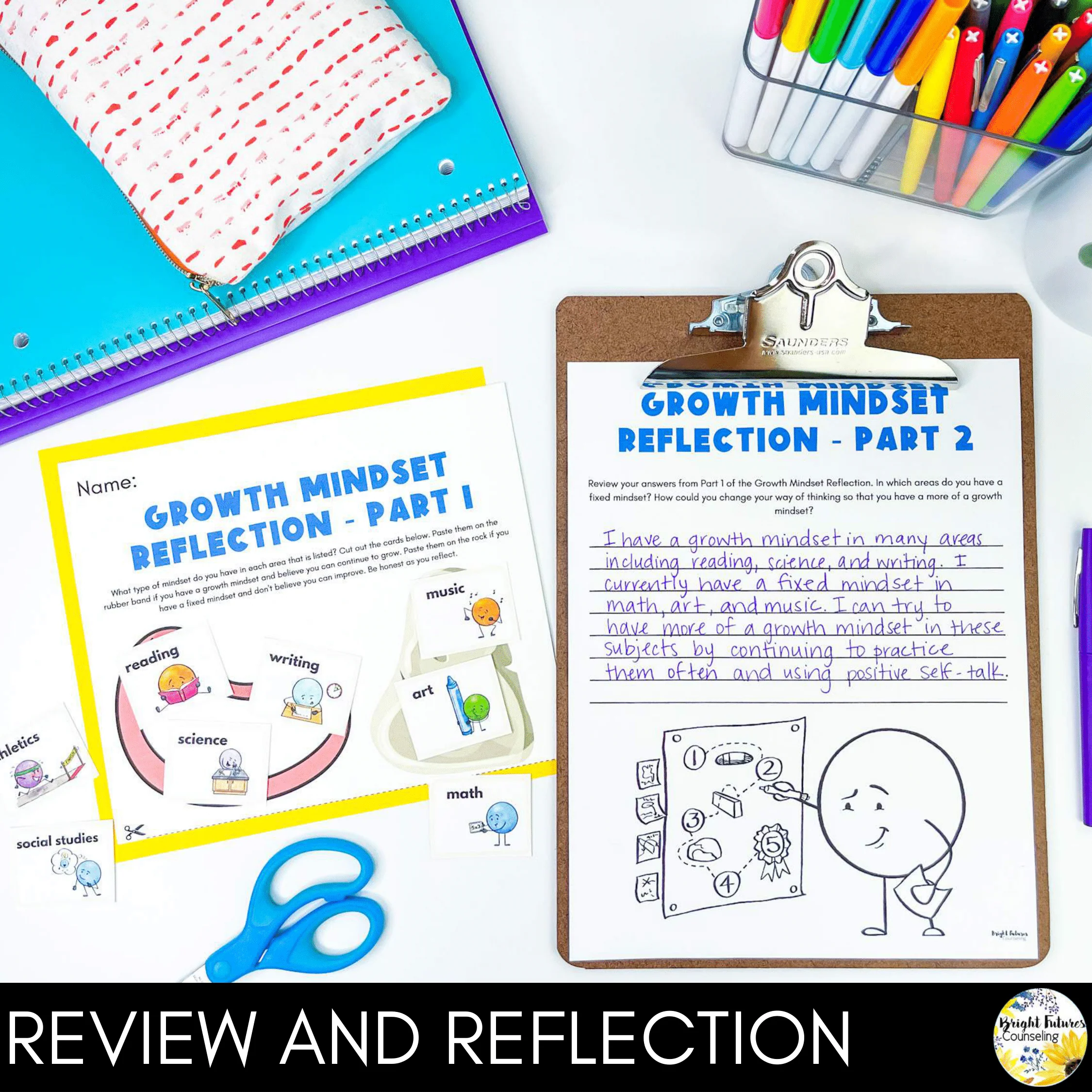 Elementary School Counseling Low-Prep and Engaging SEL Guidance Lessons Bundle - Image 17