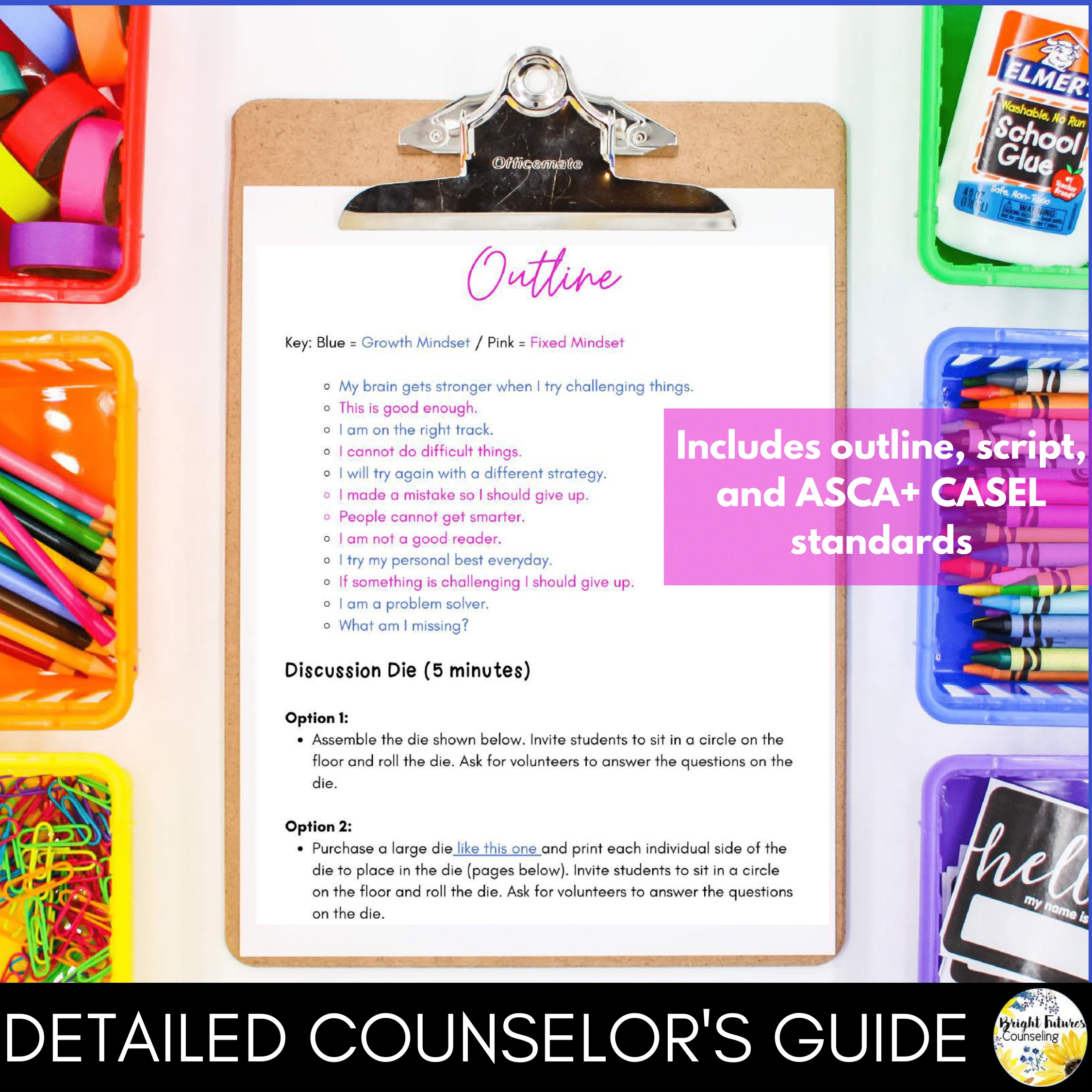 Elementary School Counseling Low-Prep and Engaging SEL Guidance Lessons Bundle - Image 4
