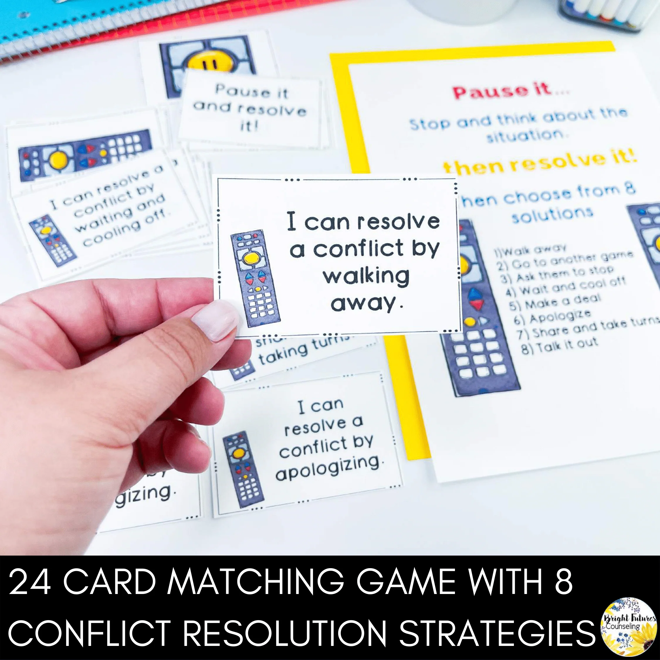 Conflict Resolution Board Game & Activity Pack | Conflict Resolution Strategies - Image 3