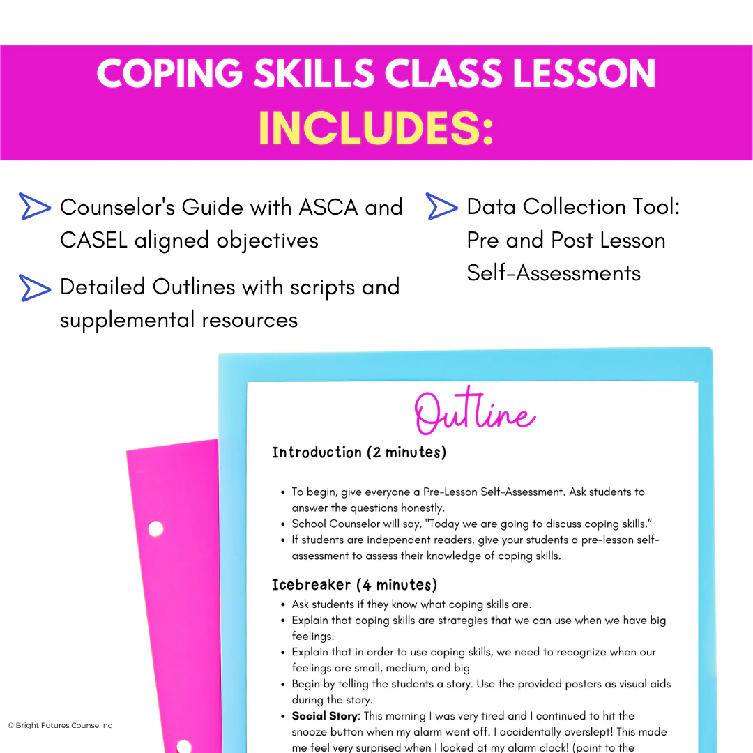 Coping Skills Activities & Lesson - Coping Skills Worksheets for Kindergarten - Image 4