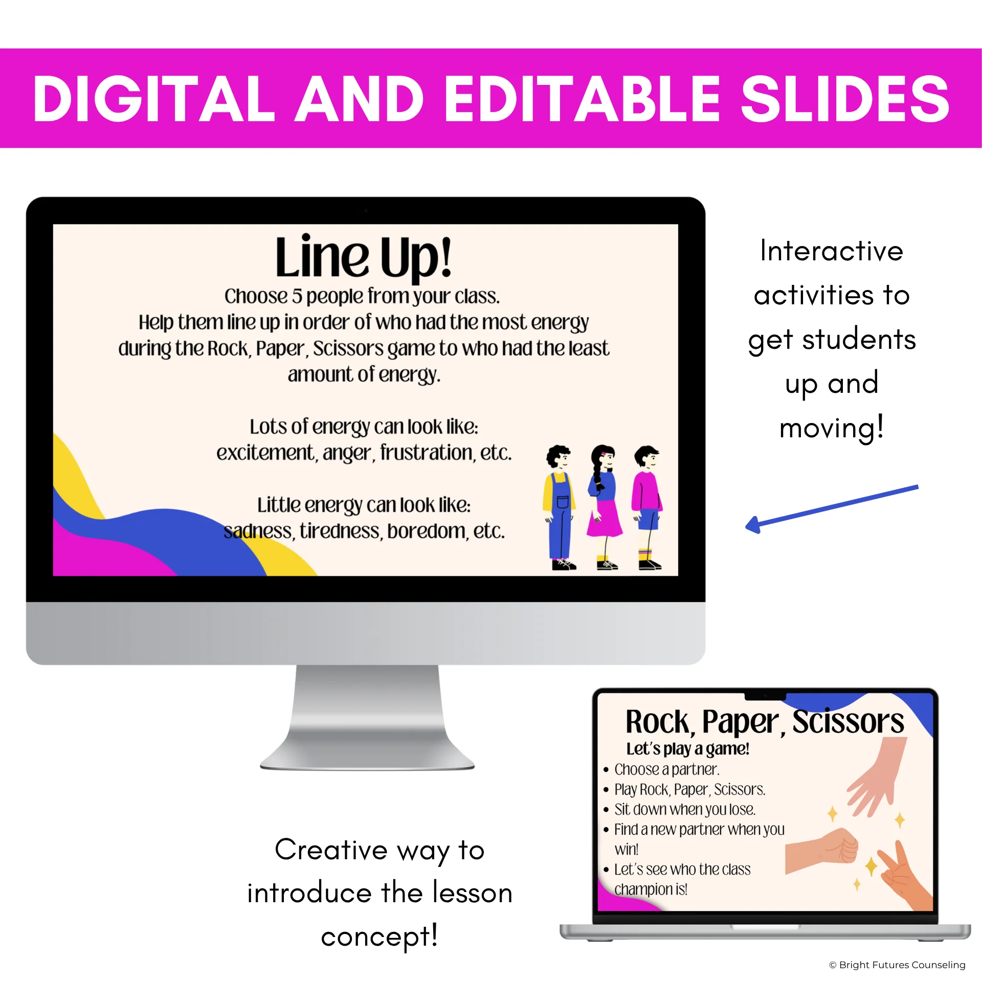 Coping Skills Activity & Lesson - Digital Lesson with Coping Strategies Visuals - Image 5