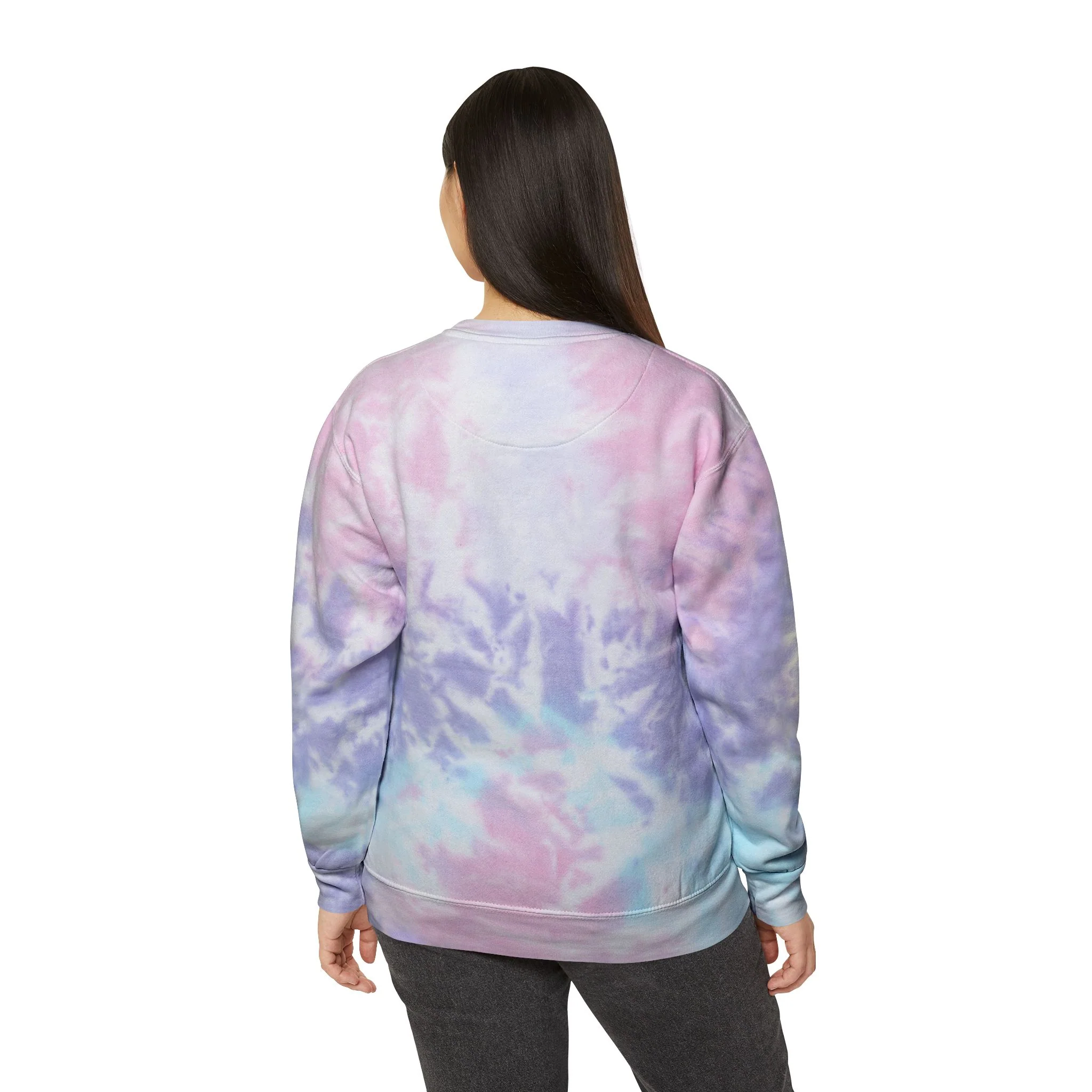Eat Sleep Counsel Repeat Tie-Dye Sweatshirt - Image 3