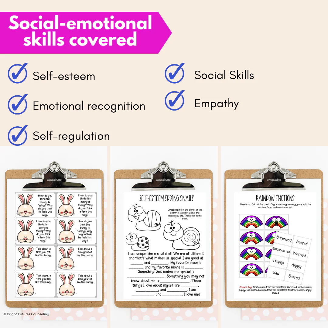 Countdown to Spring Break, School Counseling Spring Activity Pack - Image 6