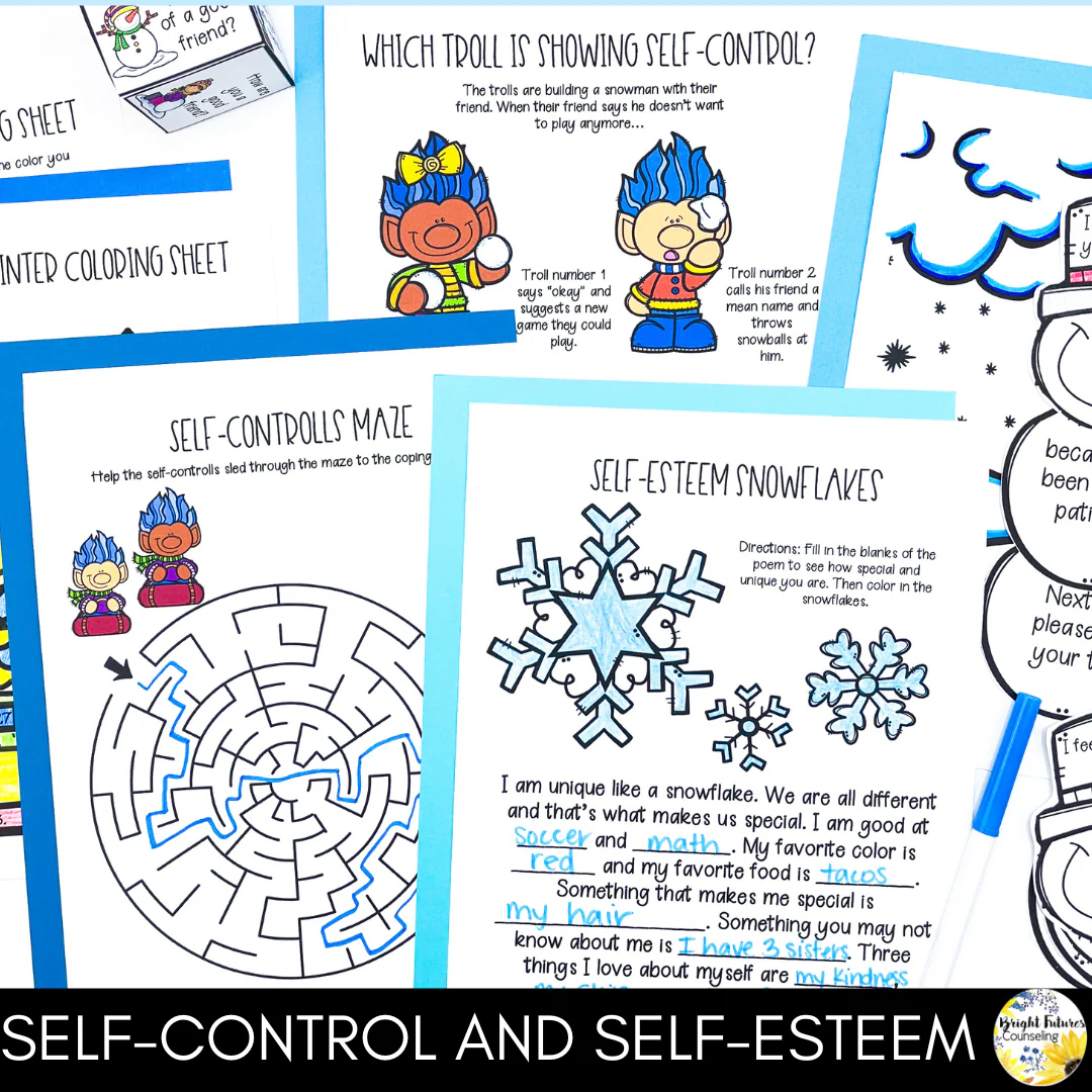 Countdown to Winter Break - Winter Themed Counseling and SEL Activity Pack - Image 14