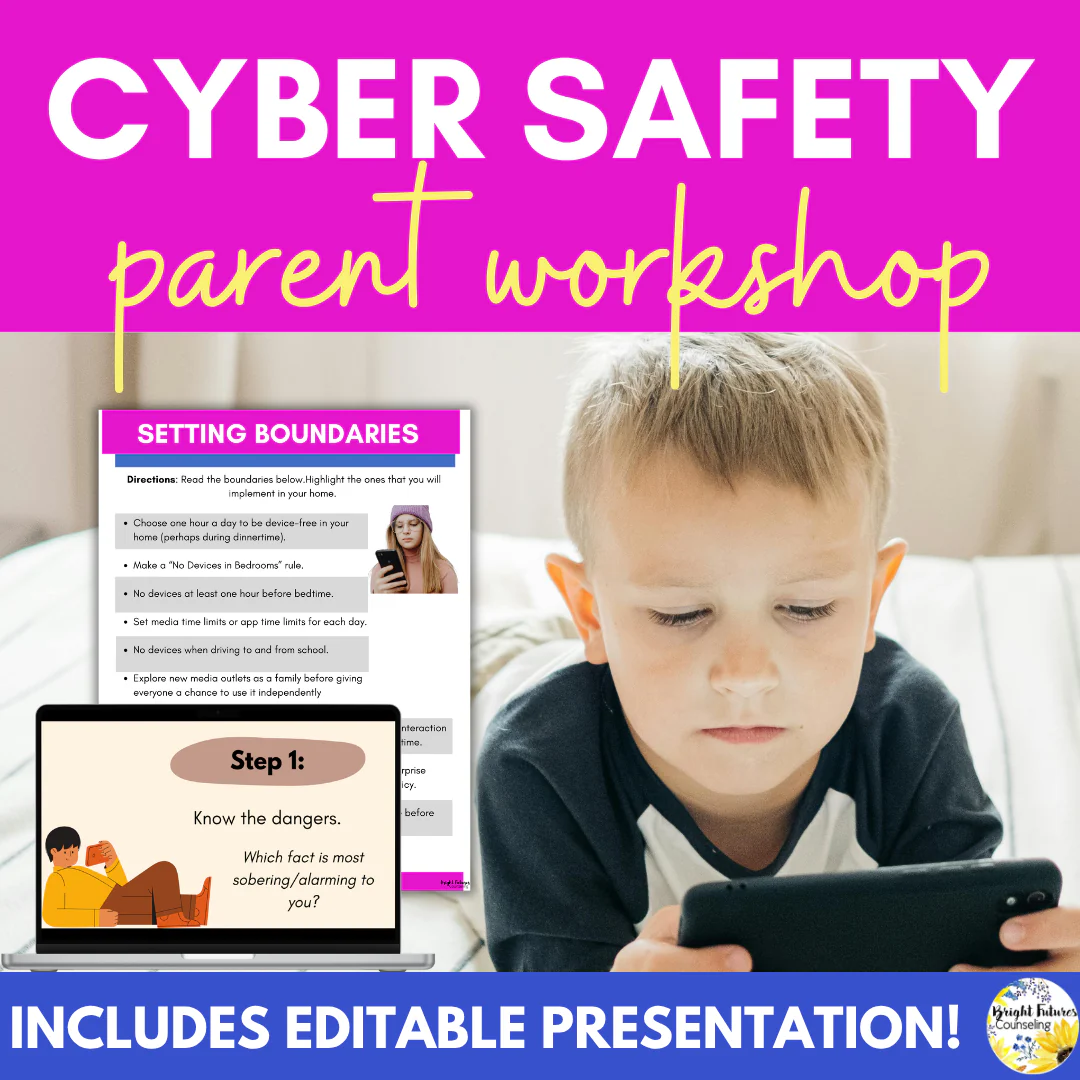 Cyber Safety Parent Workshop - Social Media Safety Parent Education Presentation