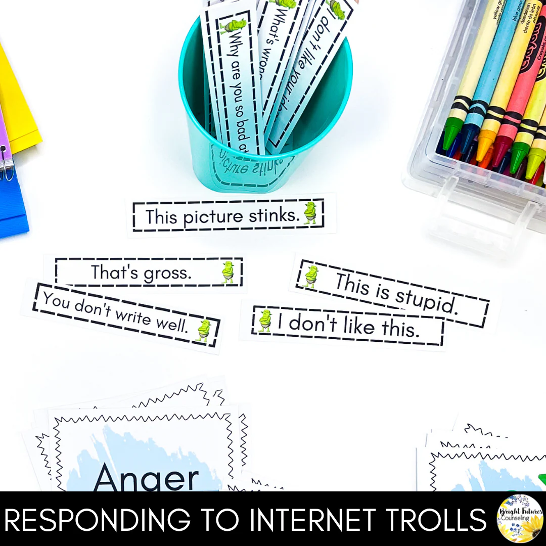 Cyberbullying & Cyber Safety Middle School Counseling Group and Activities - Image 18