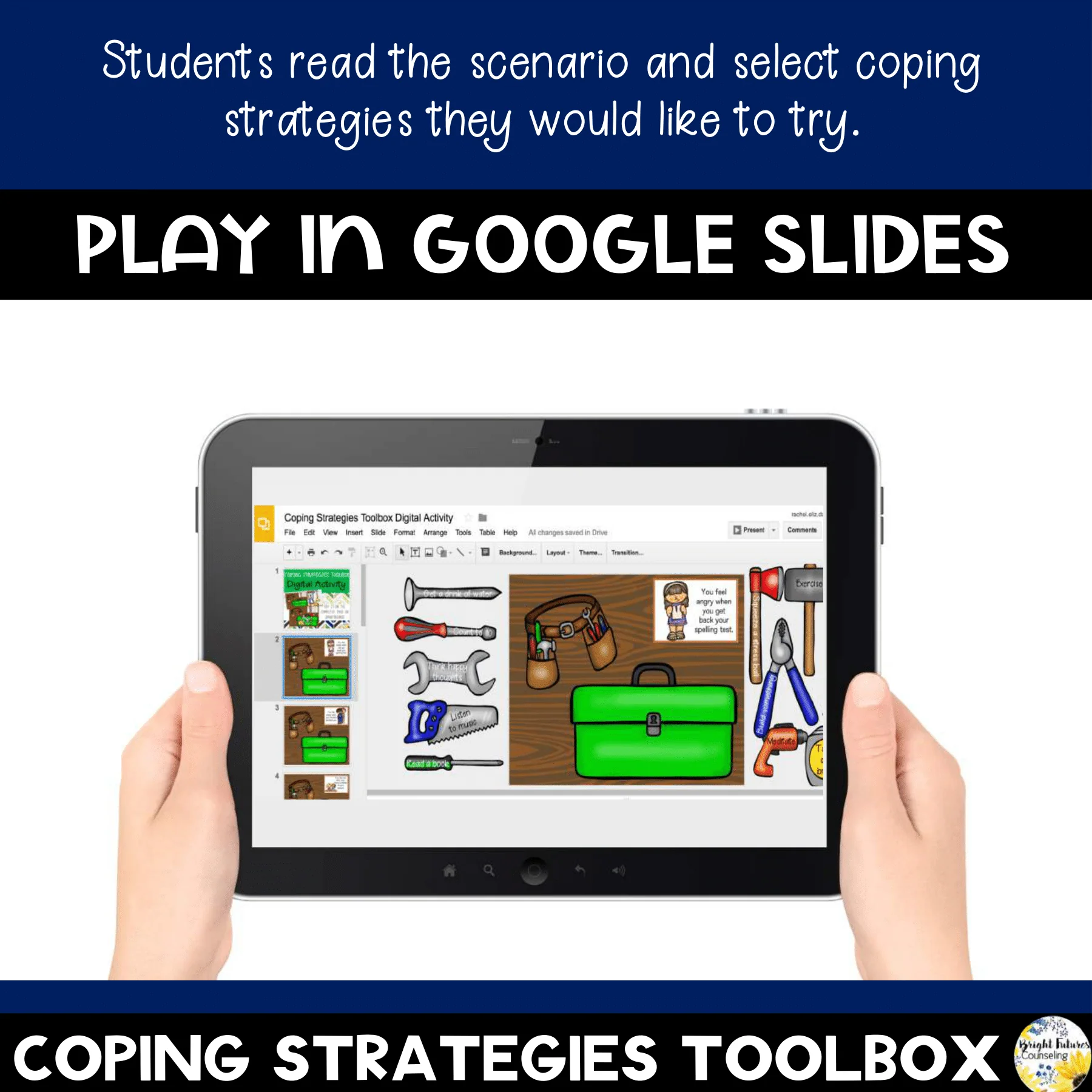 Digital Resource Bundle - Editable, Paperless, No-Prep, Counseling Resources - Image 6