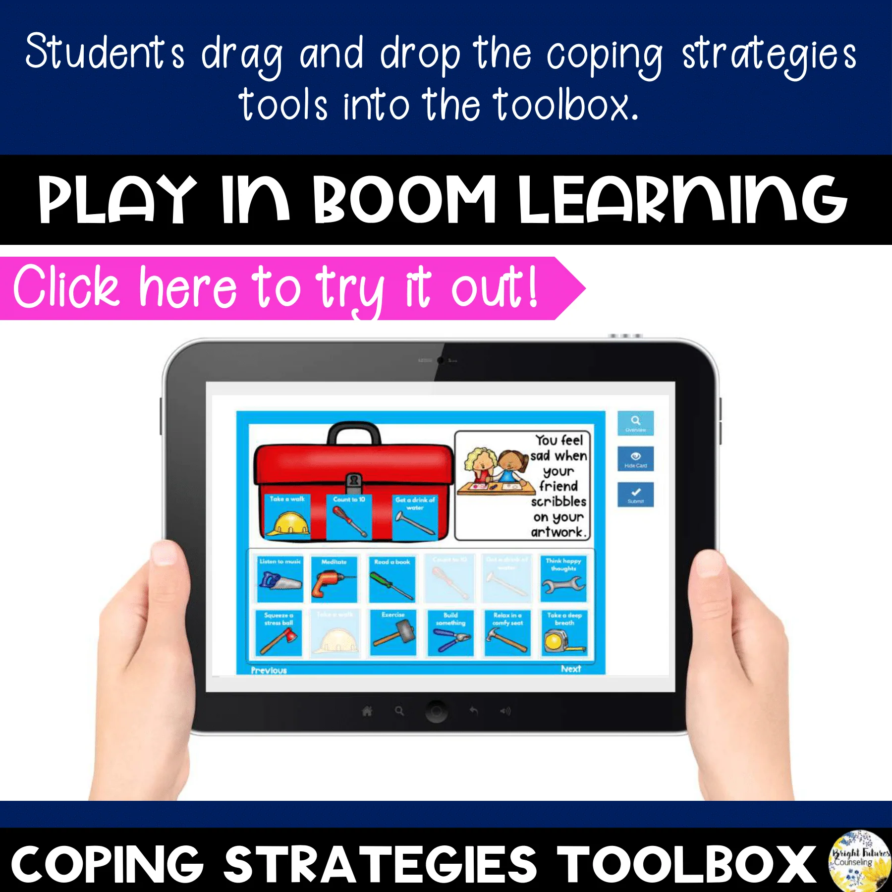 Digital Resource Bundle - Editable, Paperless, No-Prep, Counseling Resources - Image 7