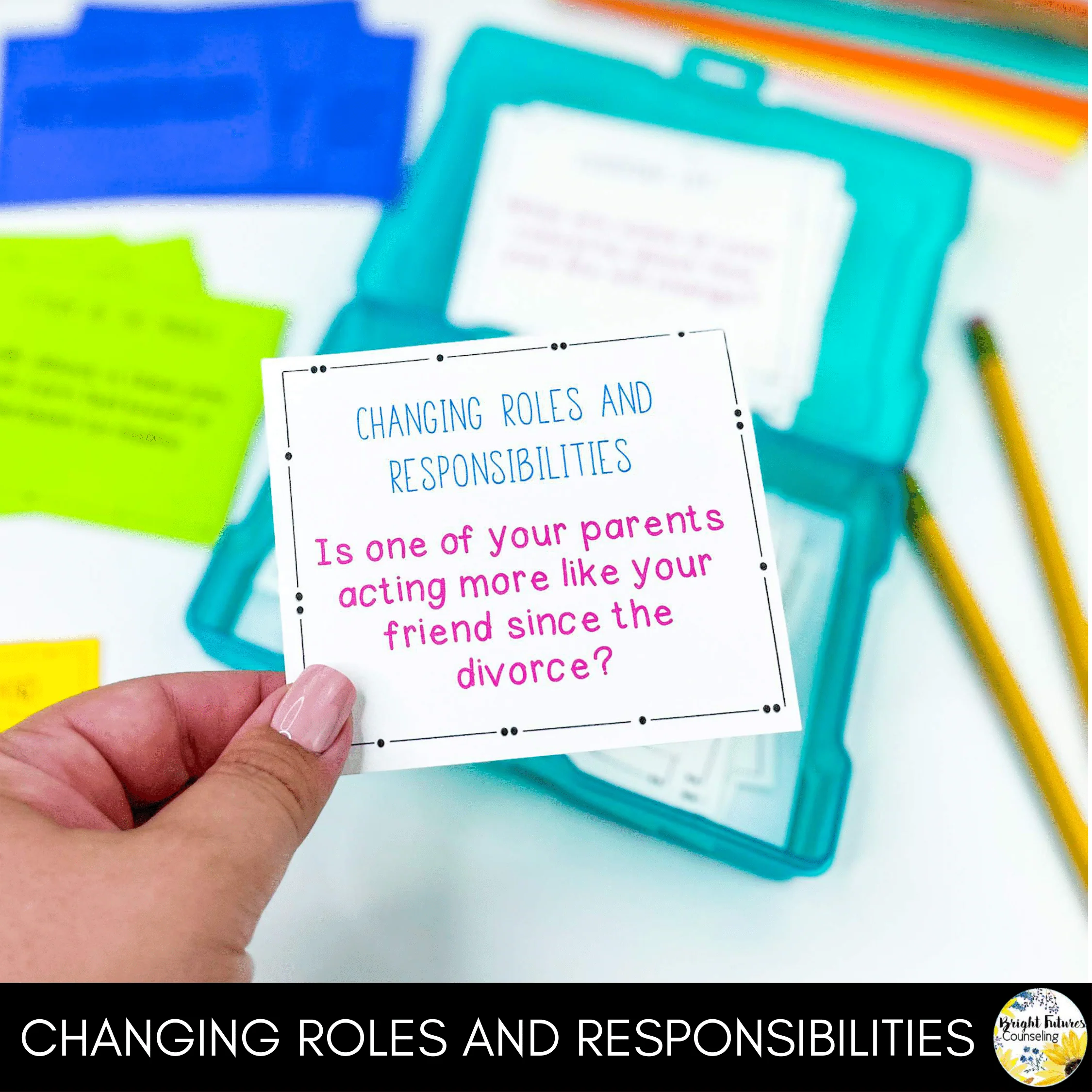 Divorce Discussion Cards Counseling Activity - Image 3