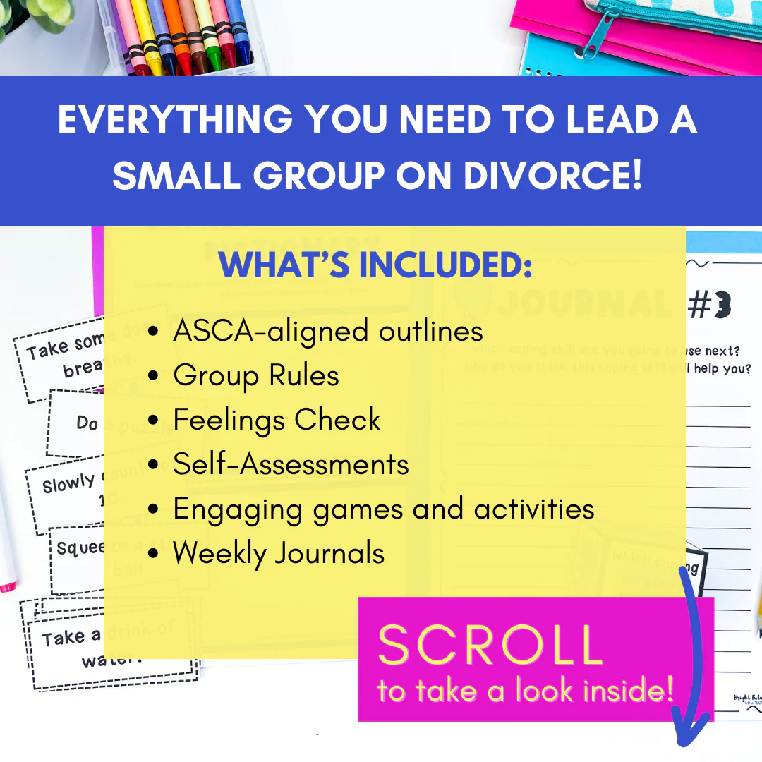 Divorce School Counseling Small Group - 5 Week ASCA & CASEL Aligned Small Group - Image 20