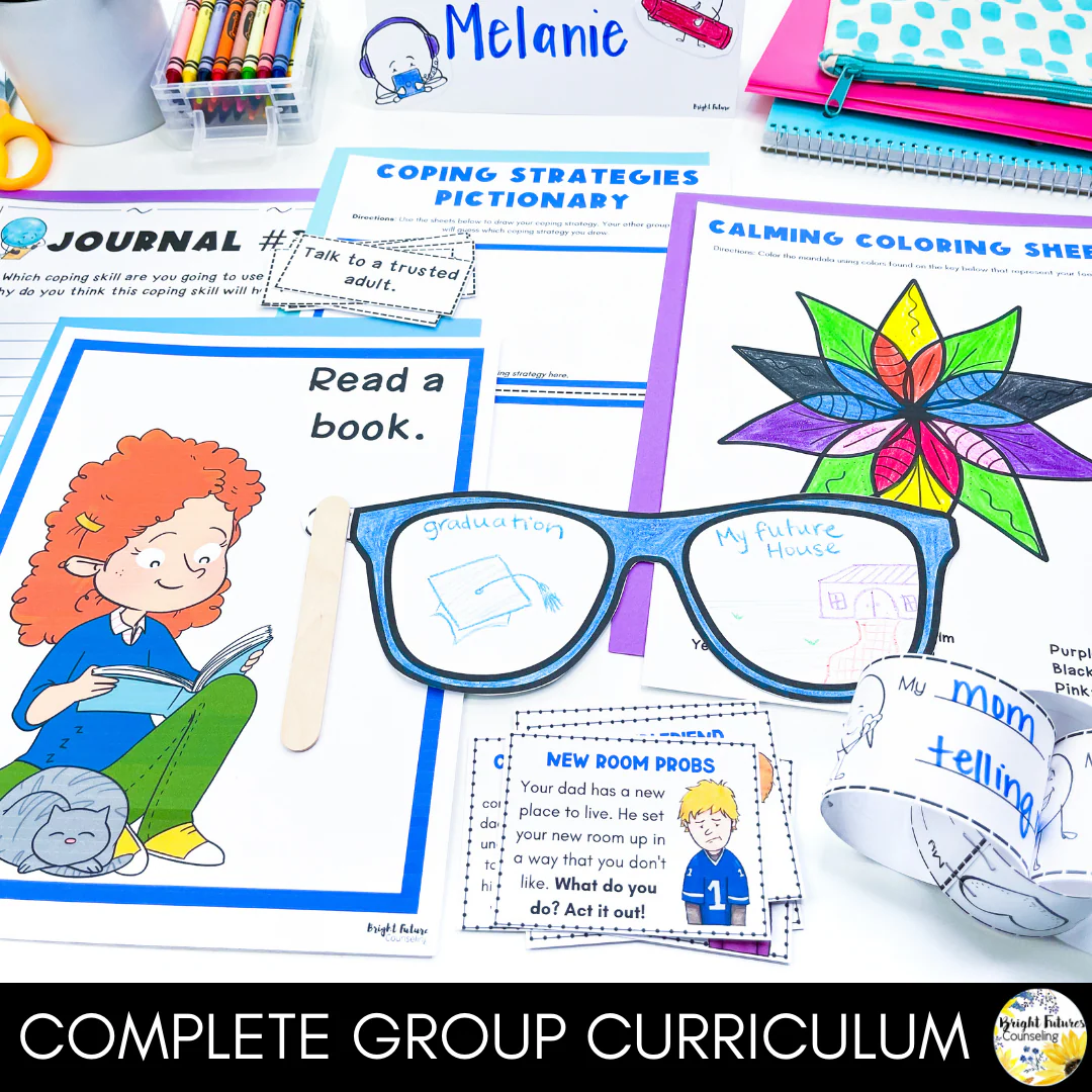 Divorce School Counseling Small Group - 5 Week ASCA & CASEL Aligned Small Group - Image 3