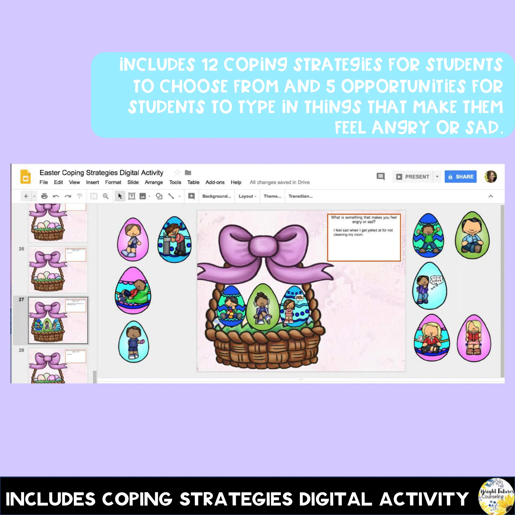 Easter Counseling Activities Bundle - School Counseling Easter Activities - Image 6