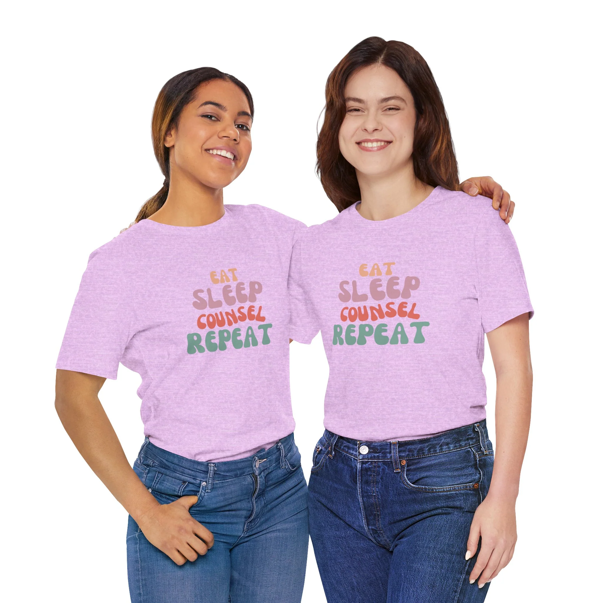 Eat Sleep Counsel Repeat T-Shirt - Image 11