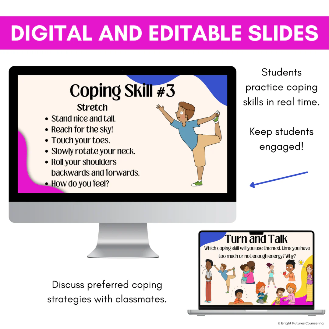 Elementary School Counseling Lessons - Digital & Editable Class Guidance Lessons - Image 6