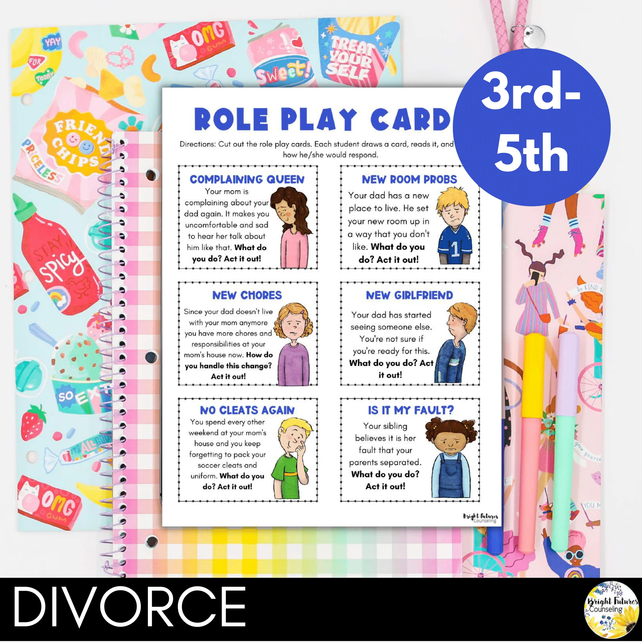 Elementary School Counseling Small Group Bundle - Anxiety, Social Skills & more! - Image 11