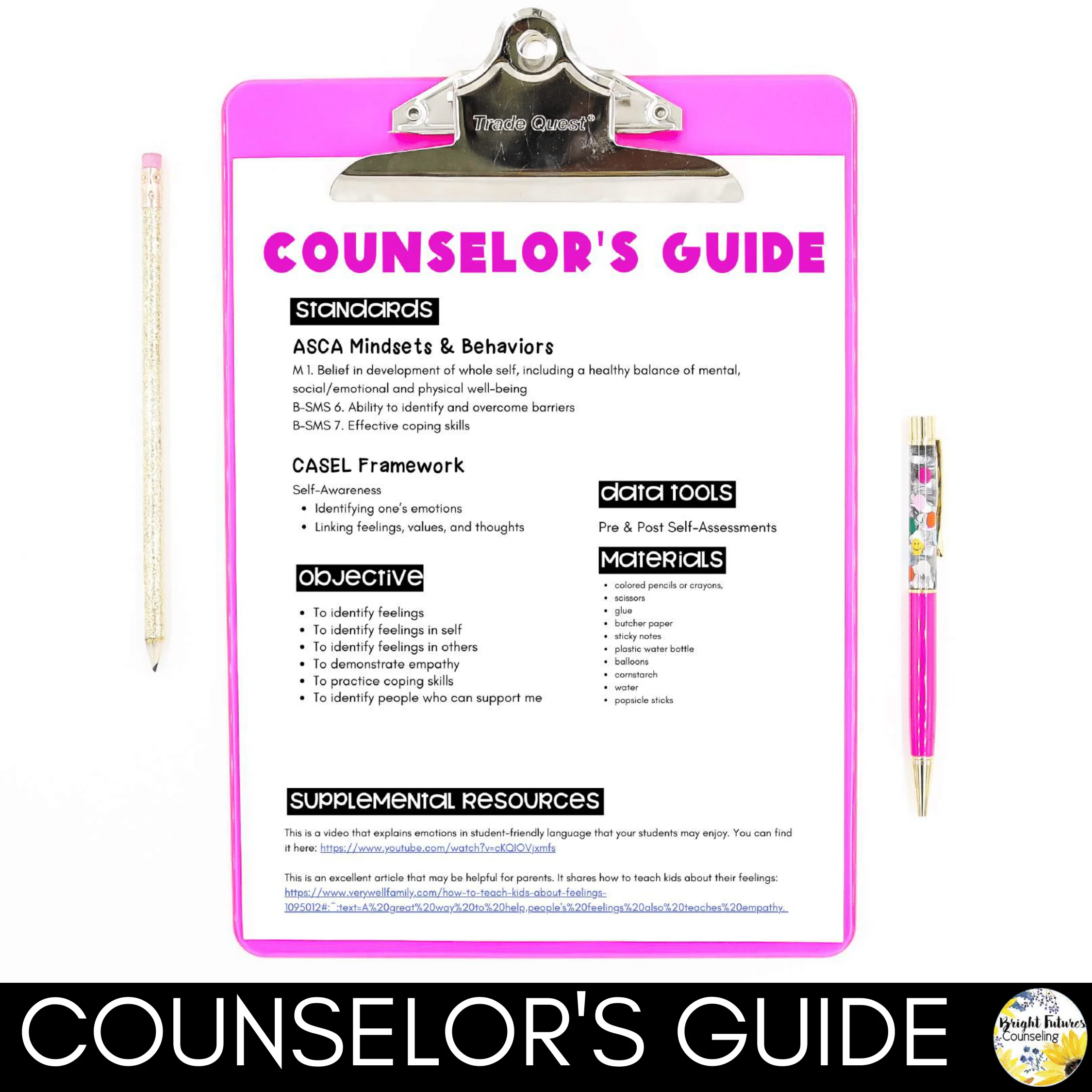 Emotion Recognition and Self Regulation Six Week School Counseling Small Group - Image 3