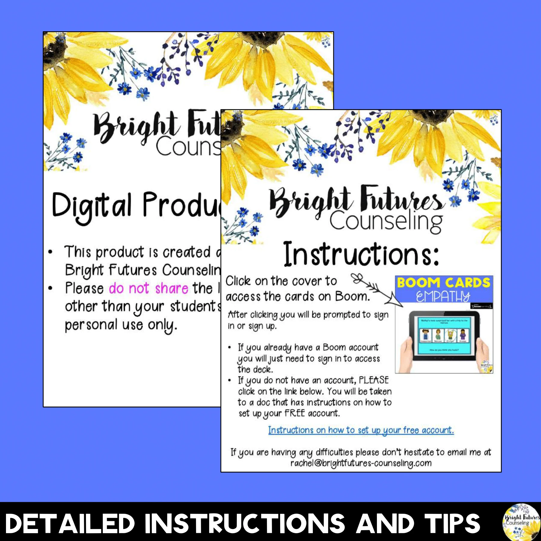 Empathy BOOM CARDS - Digital School Counseling Game - Image 6