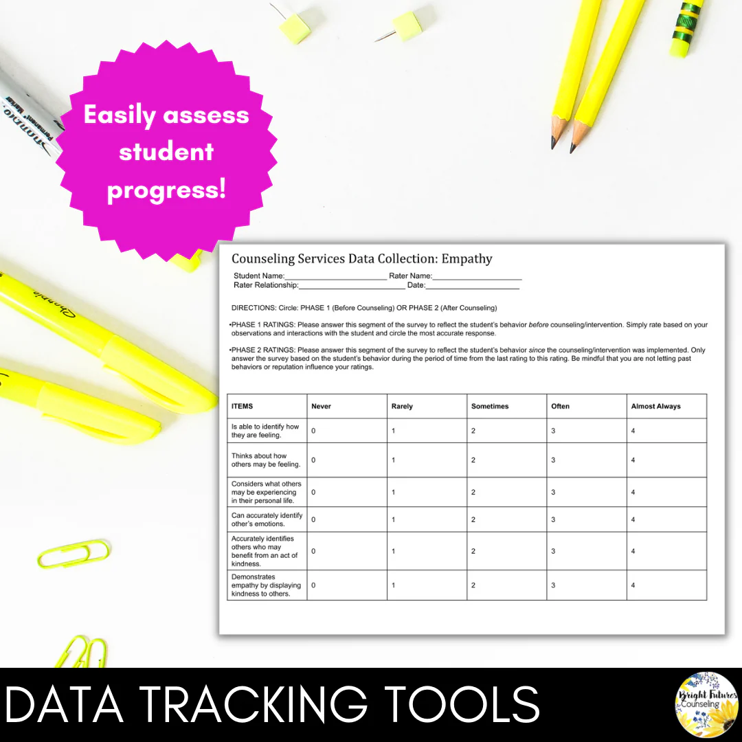 Empathy Individual Counseling Curriculum and Data Collection Tools - Image 10