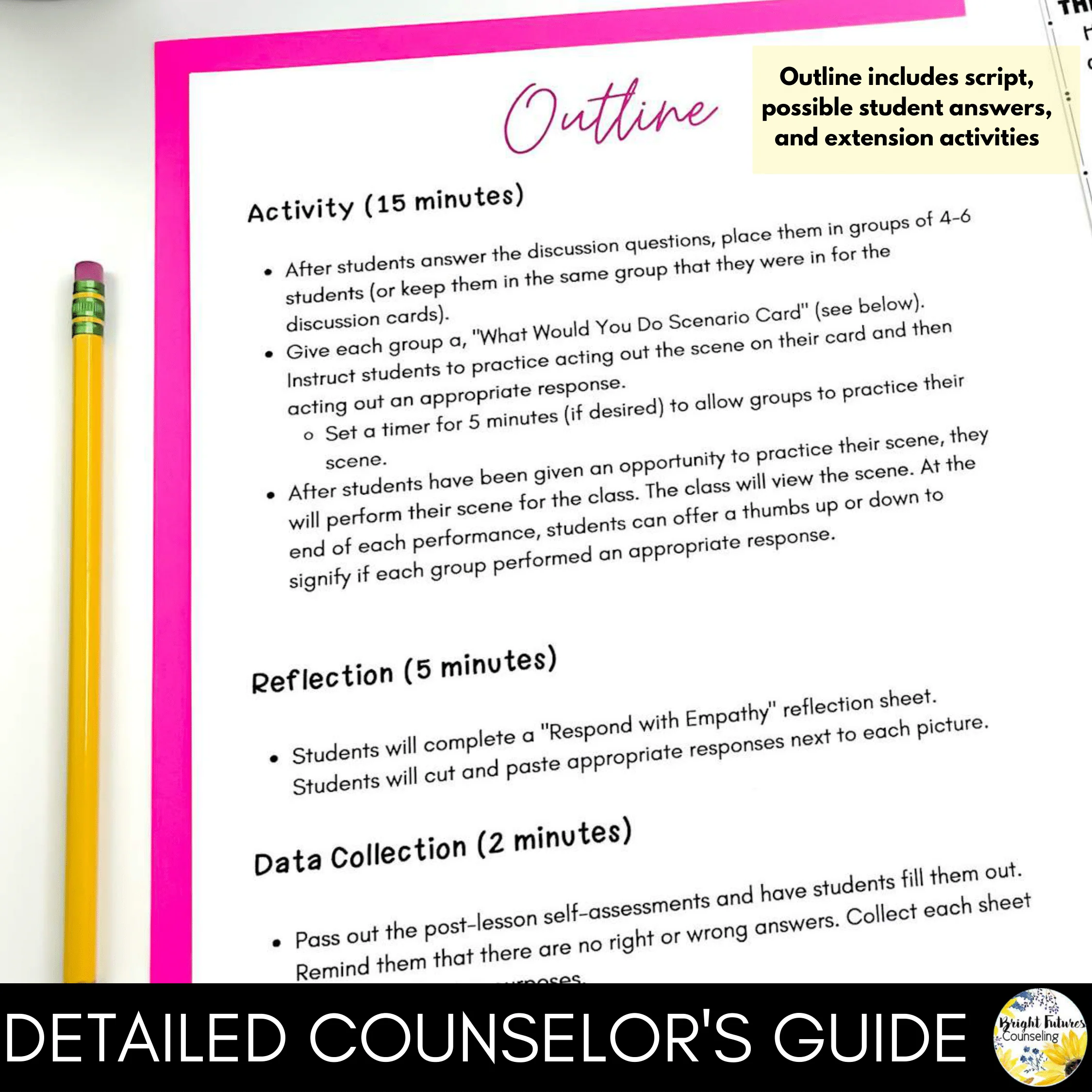 Empathy Lesson for Social Emotional Learning and Elementary School Counseling - Image 3