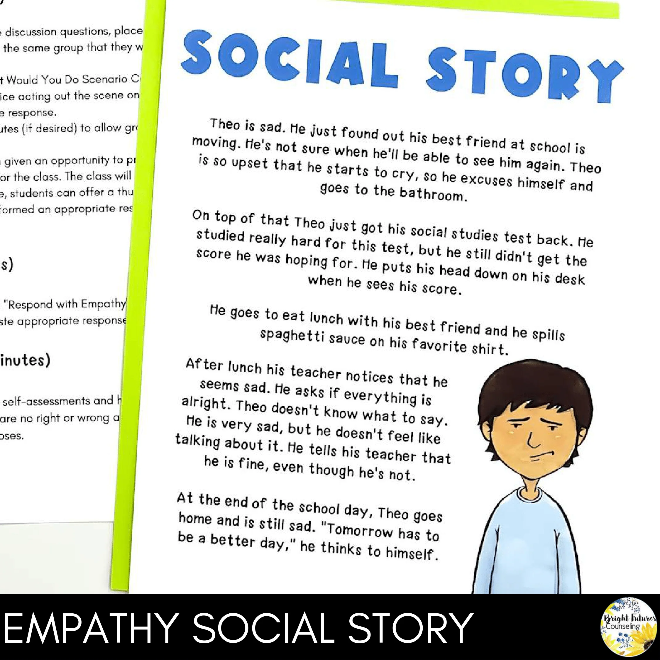 Empathy Lesson for Social Emotional Learning and Elementary School Counseling - Image 6