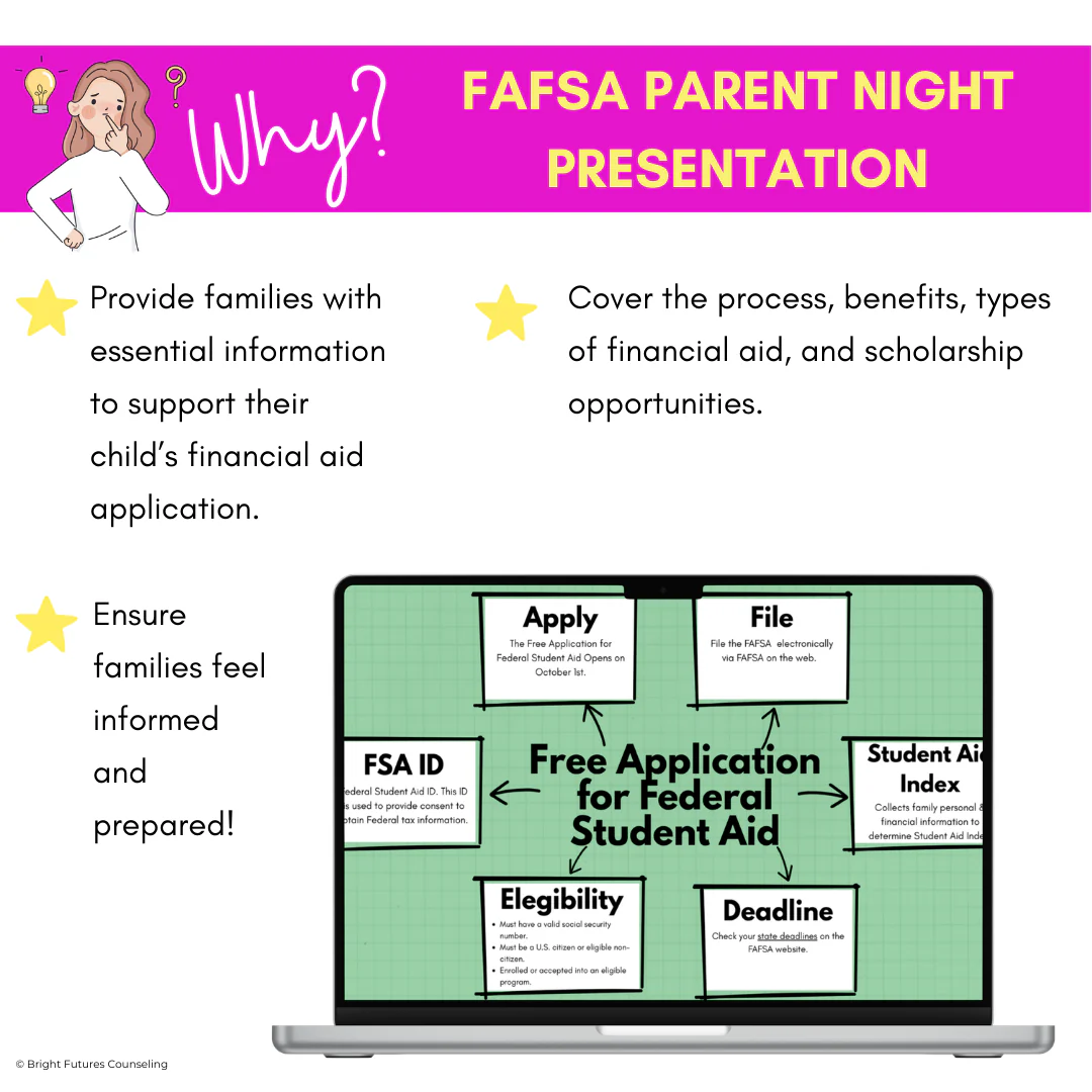 FAFSA & Financial Aid Parent Night Presentation for High School Counseling - Image 2