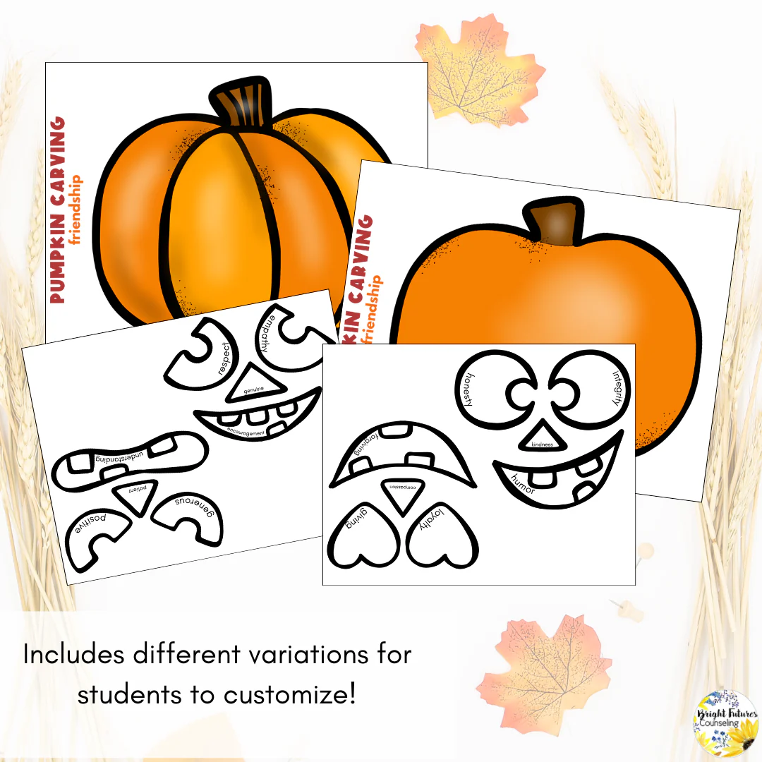 Fall Friendship Activities - Friendship Fall Festival Autumn Counseling Activity - Image 6