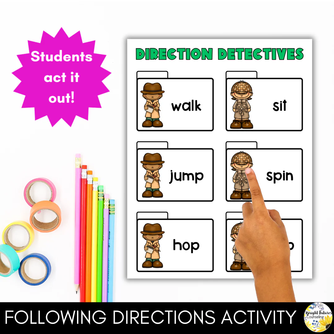 Following Directions Activities for Primary Grades: Activities to Teach Respect - Image 6