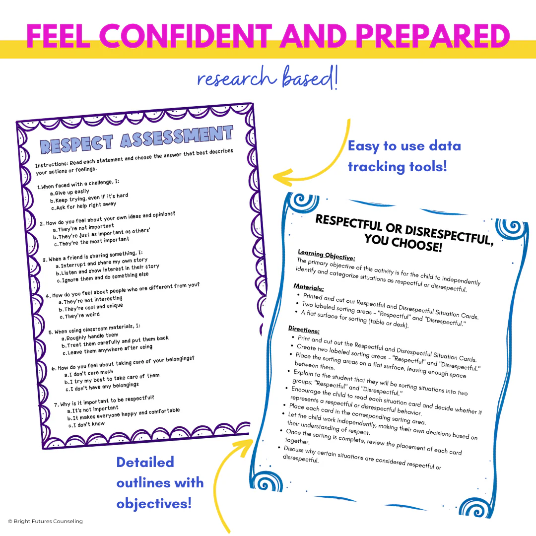 Following Directions & Respect Activities - Engaging Activities to Teach Respect - Image 5