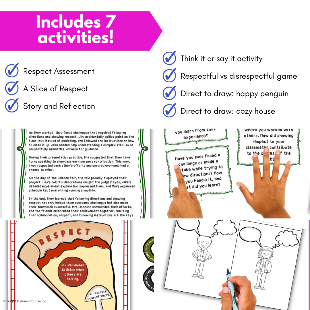 Following Directions & Respect Activities - Engaging Activities to Teach Respect - Image 6