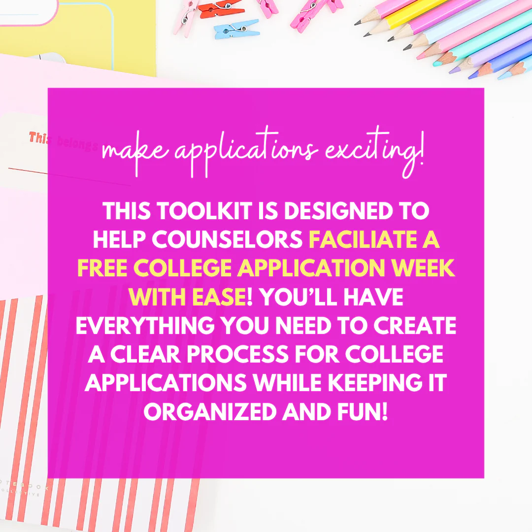 Free College Application Week Planning Toolkit for High School Counseling - Image 2