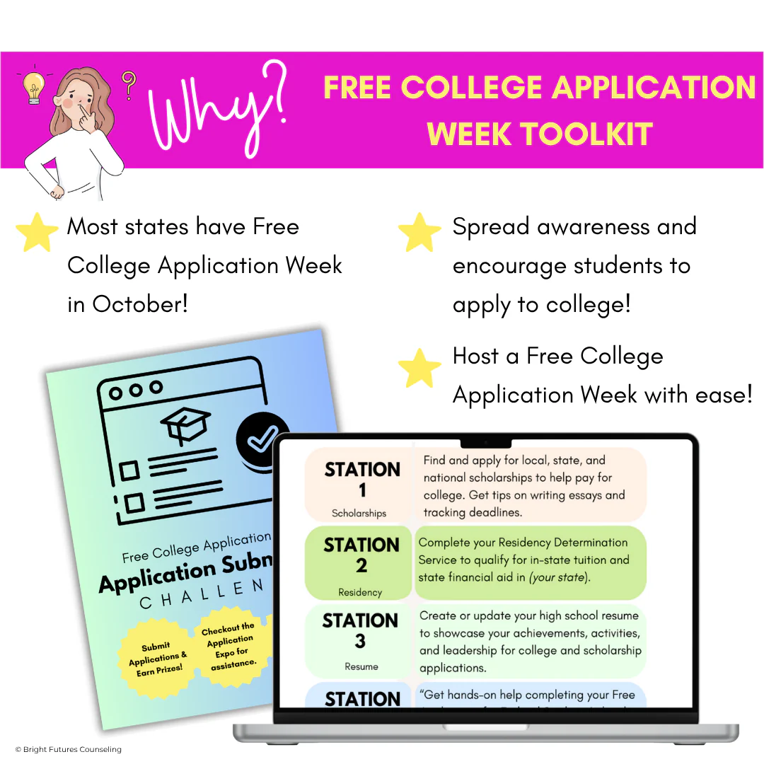 Free College Application Week Planning Toolkit for High School Counseling - Image 3