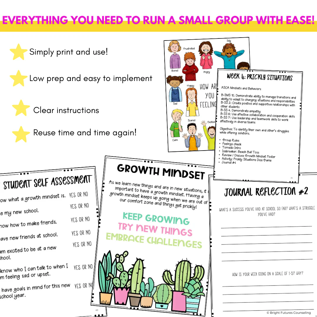 New Student Group - School Counseling Friendship Small Group for New Students - Image 15