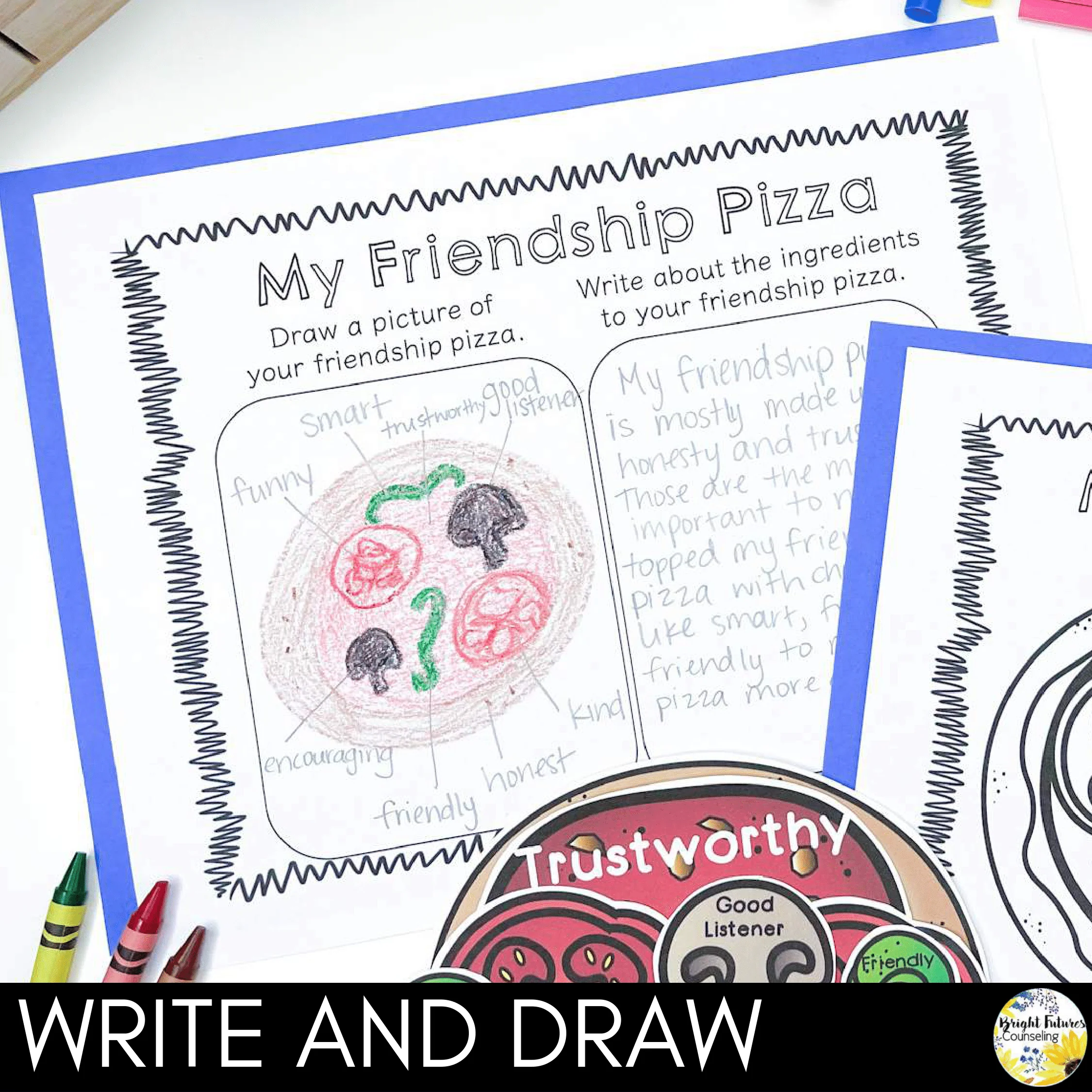Friendship Activity SEL Craft - Social Emotional Learning Friendship Activities - Image 4