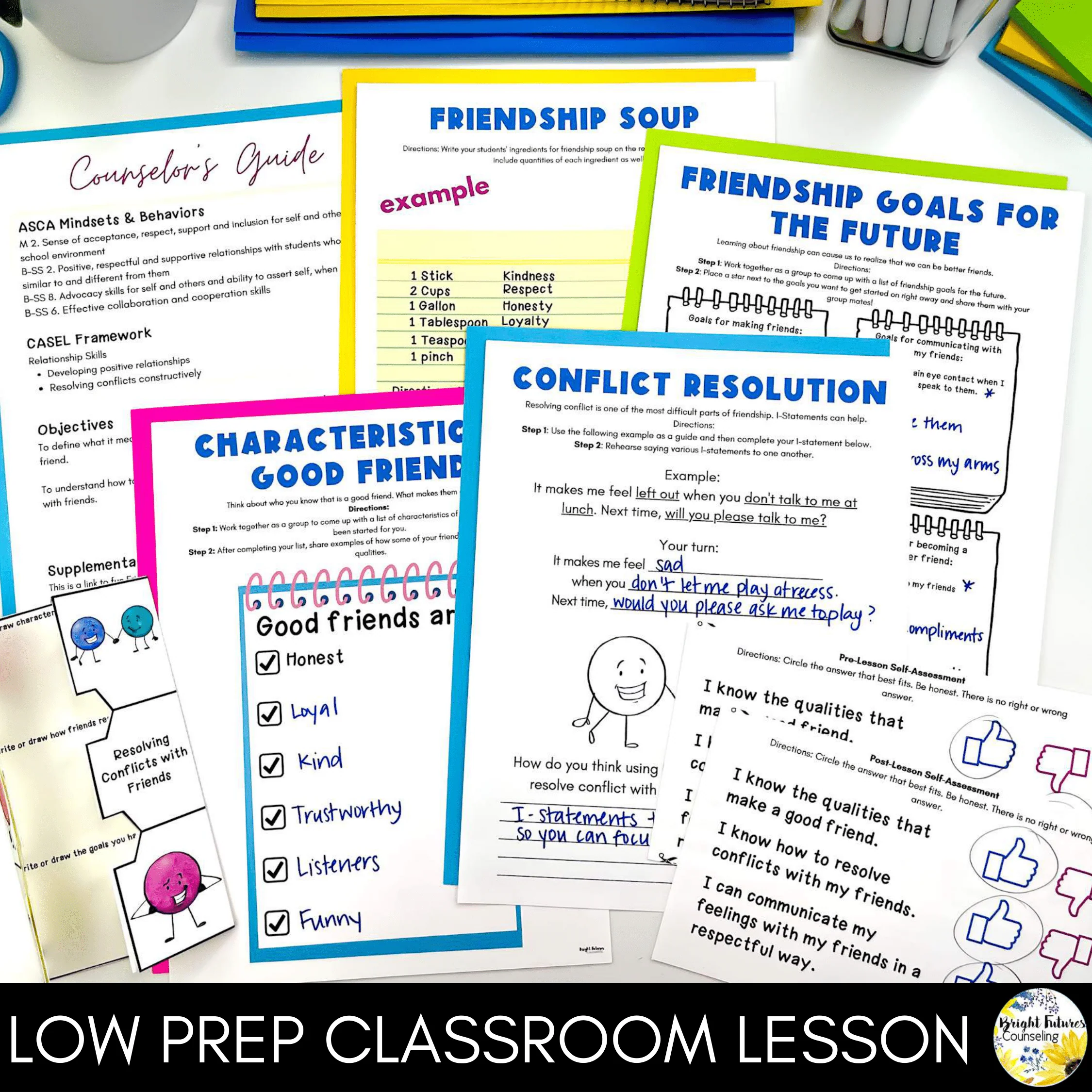 Friendship Skills Lesson for Social Emotional Learning and School Counseling - Image 11