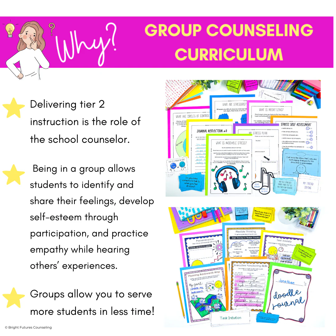 Group Curriculum BUNDLE II 10 Counseling Small Groups - Image 3