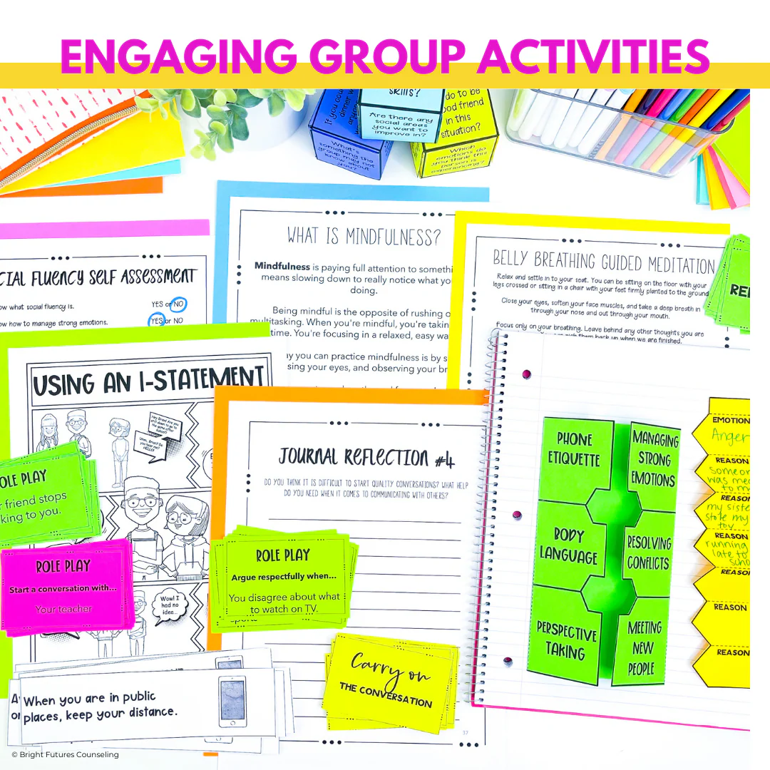 Group Curriculum BUNDLE II 10 Counseling Small Groups - Image 8