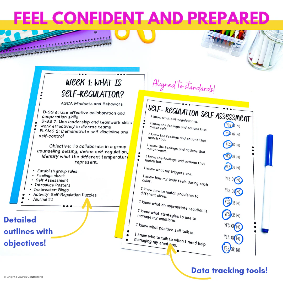 School Counseling Curriculum: 20 Research-based and Ready to Use Small Groups - Image 6