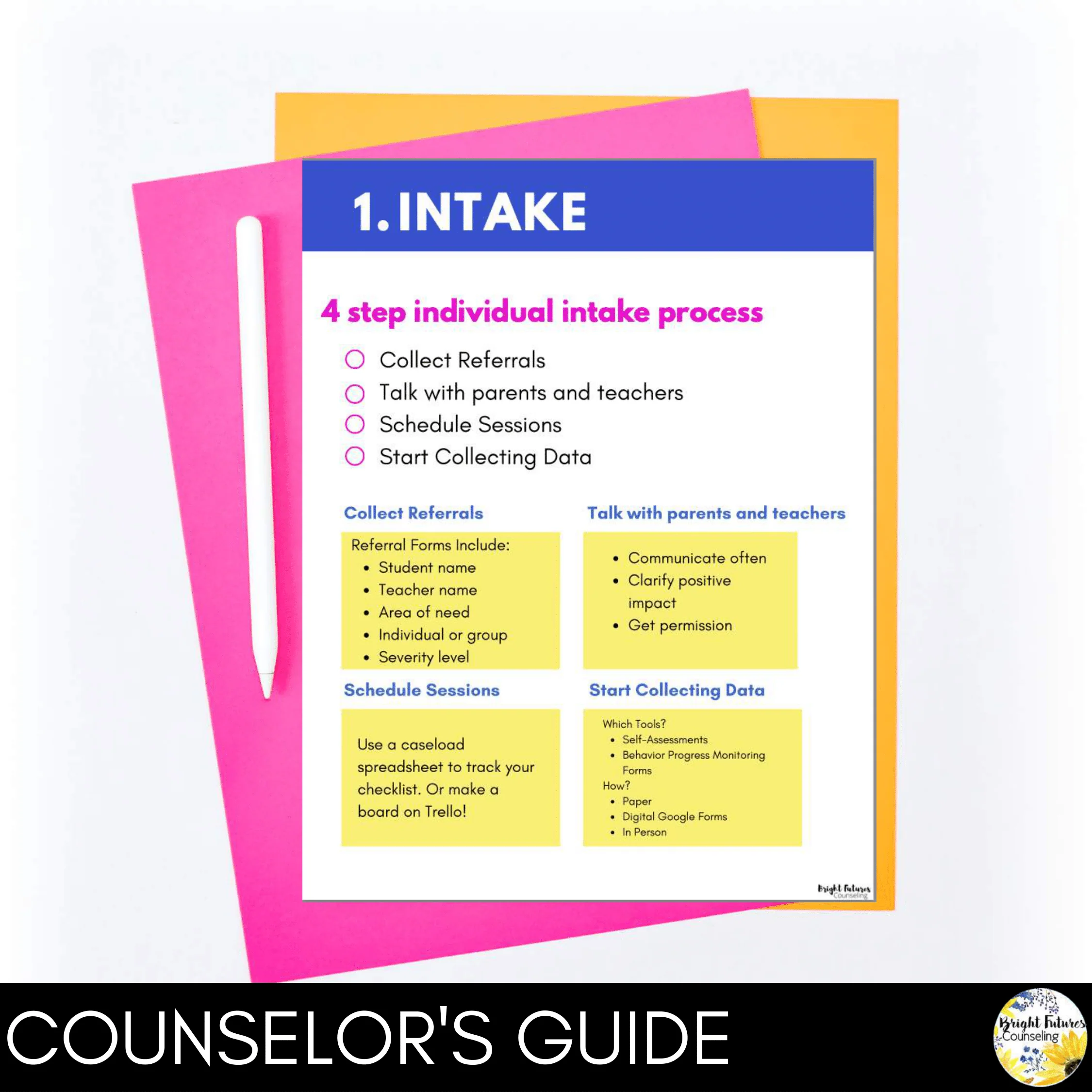 Growth Mindset Individual Counseling Curriculum | Strategies and Data Tracking - Image 2