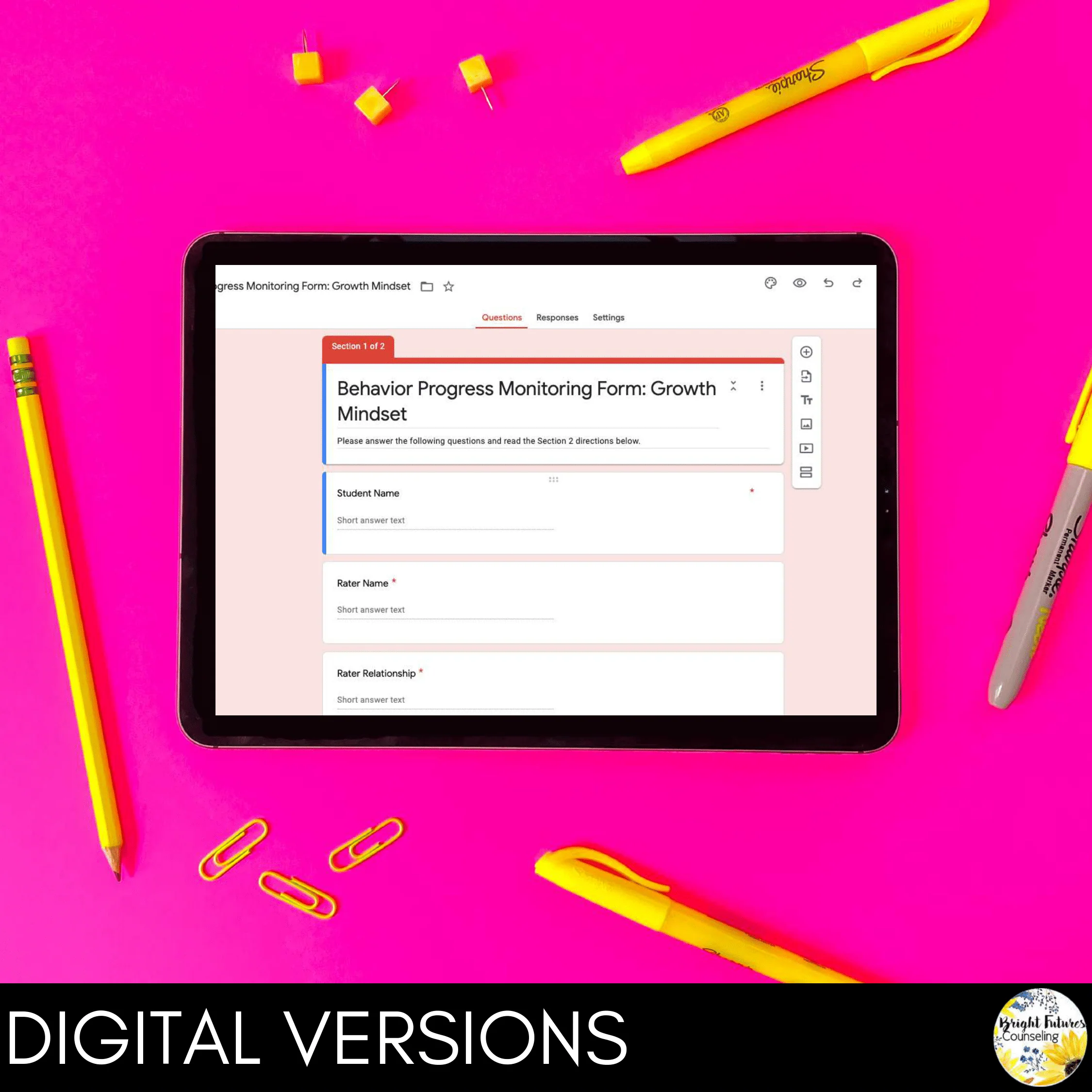 Growth Mindset Individual Counseling Curriculum | Strategies and Data Tracking - Image 9
